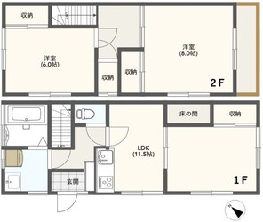 モリハウス　戸建ての物件間取画像